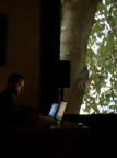 "Le déjeuner sur l’arbre", 2012, Videoinstallation, Soundperformance